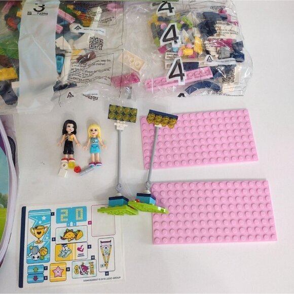 Lego Friends Stephanies Sports Arena Set 41338 ALMOST COMPLETE - Picture 2 of 4